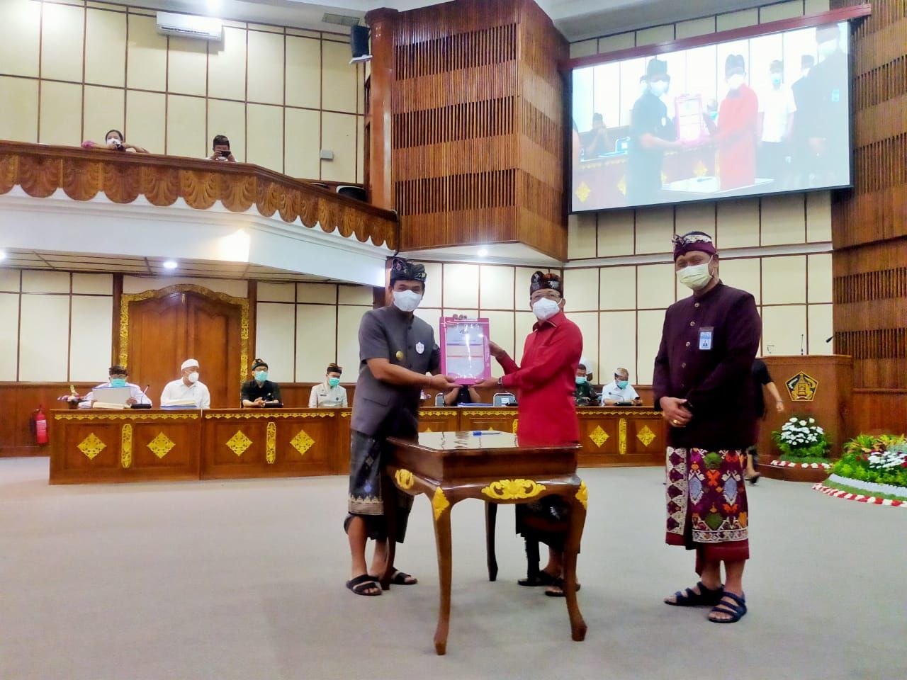 podiumnews.com-Pjs. Bupati Badung Terima Peningkatan DIPA APBN TA 2021 